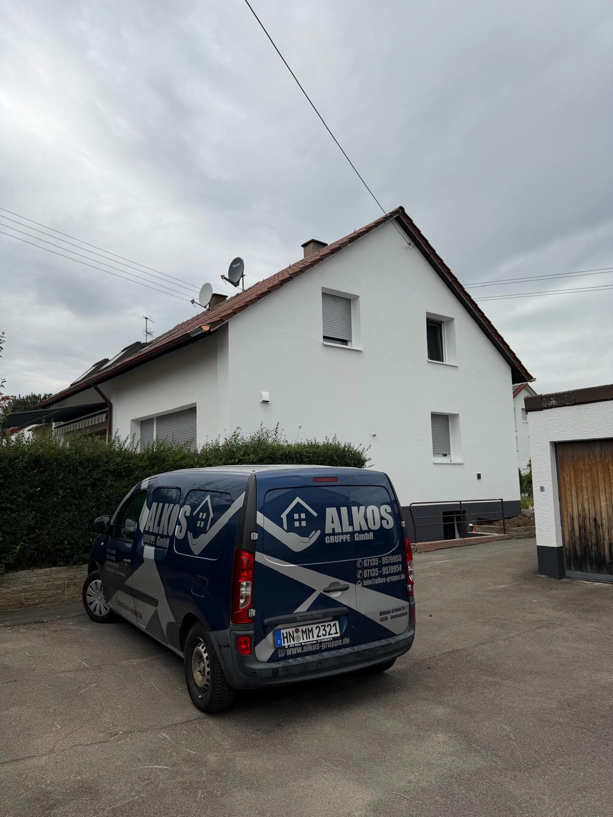 Wohnhaus, Nach den Fassadenarbeiten